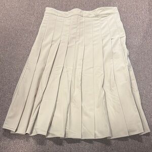 Source Unknown Tan Mini Skirt